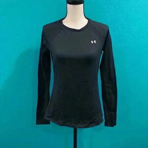 Under armour long sleeve black athletic top